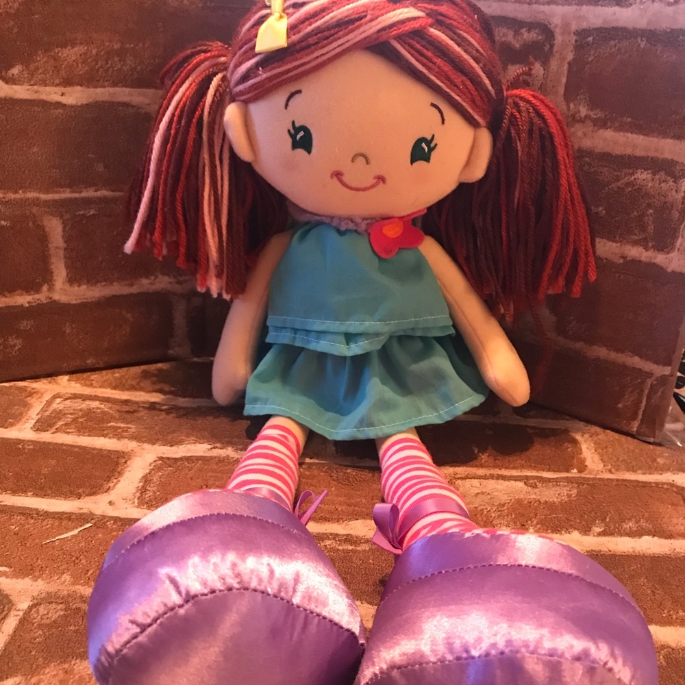 Gund rag doll Emma  .Blue dress